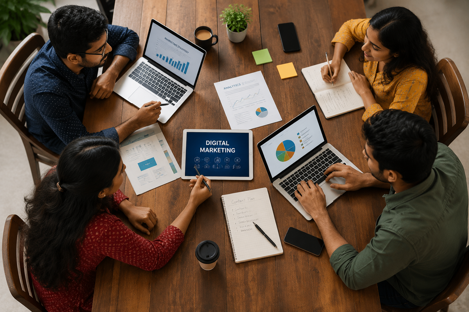 AI Powered Digital Marketing Course in Telugu practical training session