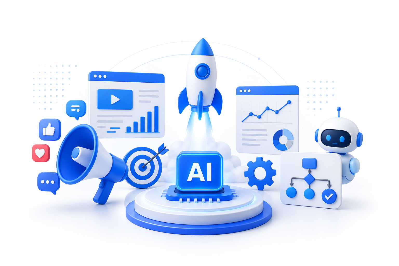AI Growth Mastery Course in Telugu featuring AI Powered Digital Marketing, Performance Marketing, and AI Agent Automation