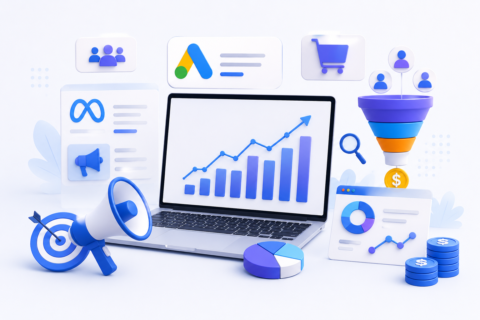 AI Performance Marketing Course in Telugu with Meta Ads, Google Ads, lead generation, conversion tracking, and AI-powered campaign training by OpervoAI Edutech.